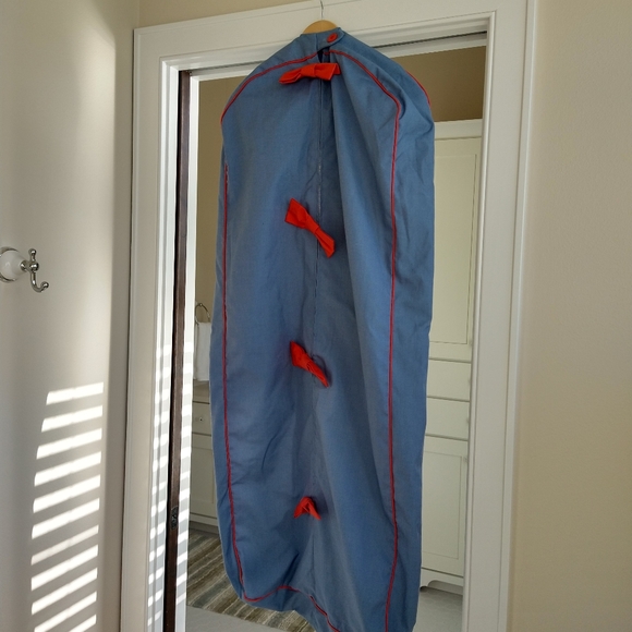 vintage GARMENT STORAGE BAG retro - Picture 3 of 7